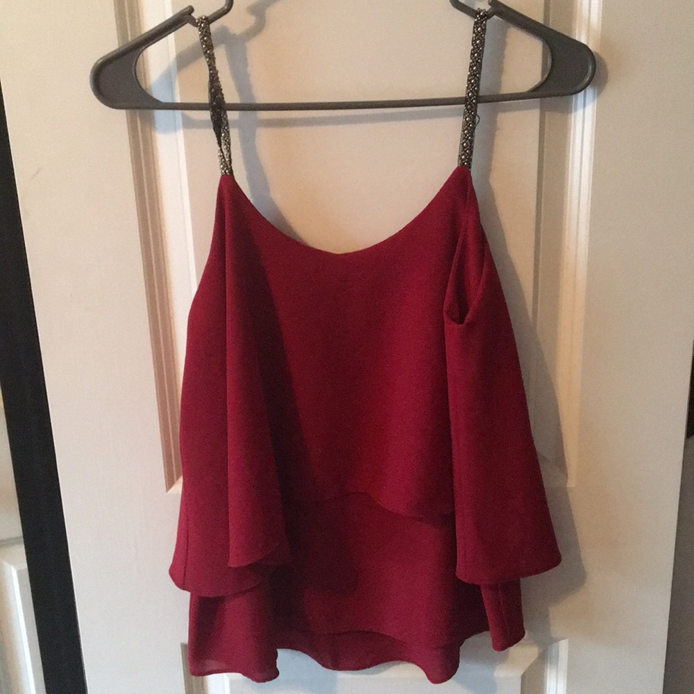 Red blouse/tank